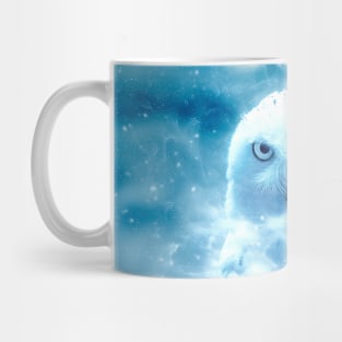 Owl Bird Animal Wildlife Forest Nature Flight Digital Painting Mug